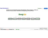 Dongi.de Werbung Reservieren auf Suchmaschine
